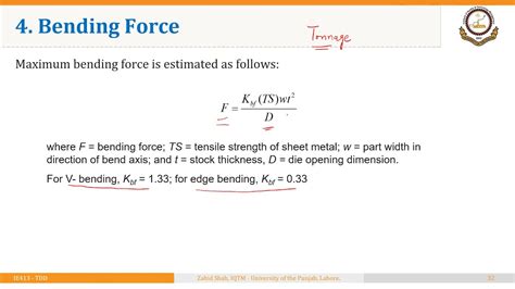 sheet metal bending force formula|sheet metal bending calculation formula.